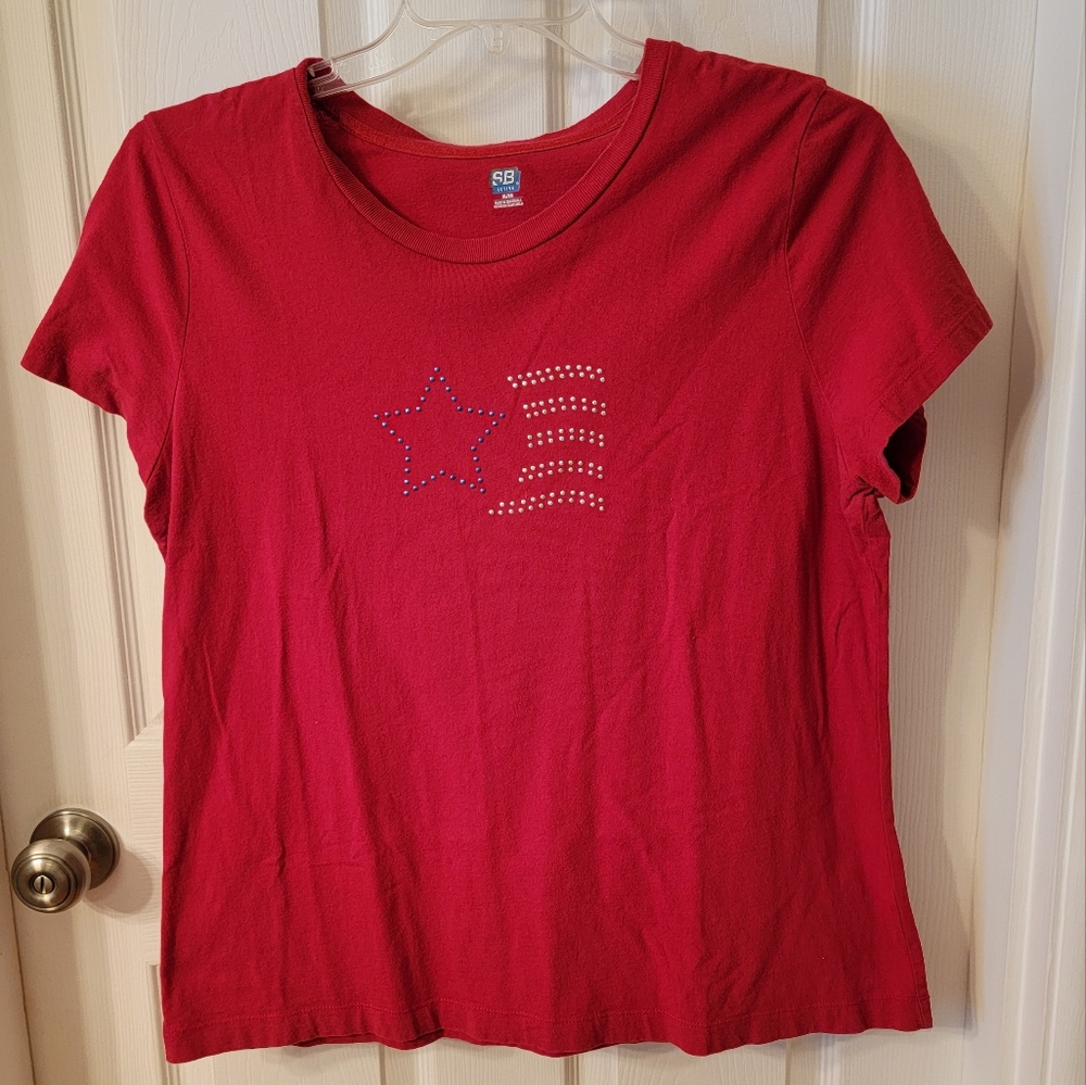 Star American Flag Top